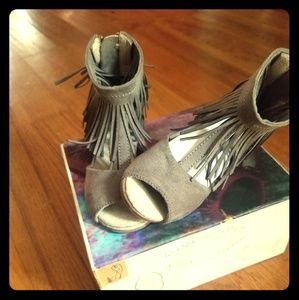 Joyfolie Foy Fringe Sandal